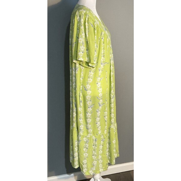 Amanda Stewart Leisurewear VINTAGE Maxi Floral Dress Pockets Cottage Boho Large - Picture 4 of 7
